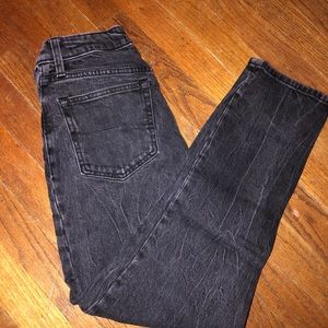 A&F high rise mom jean